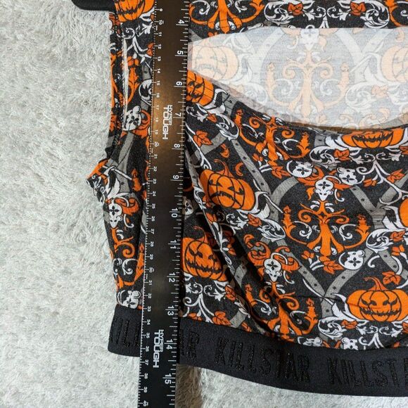 Killstar Fascinate Crop Top Size Large halloween pumpkin goth - Picture 5 of 8
